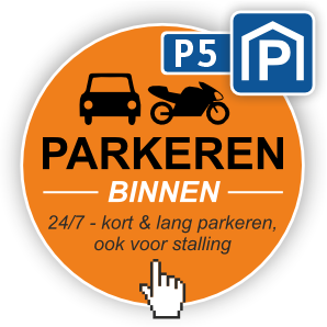 Parkeer nu uw auto of motor OVERDEKT voor 1 tot 365 dagen